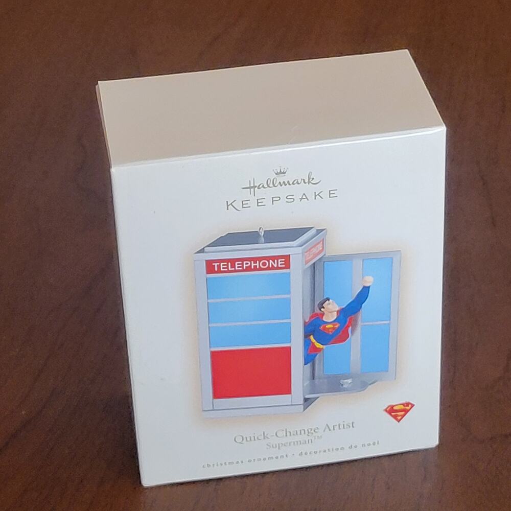 Hallmark 2007 Keepsake Ornament Quick-Change Artist Superman New